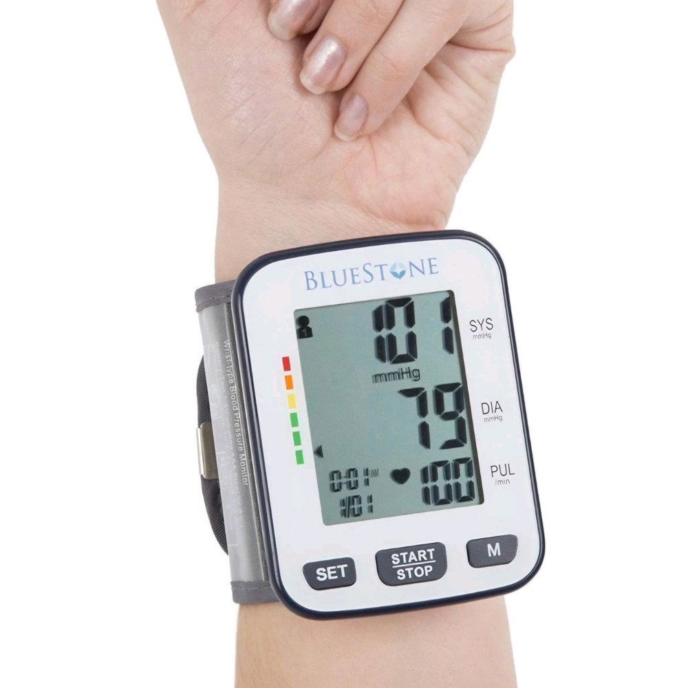 Digital Wrist Blood Pressure Automatic Monitor - Black